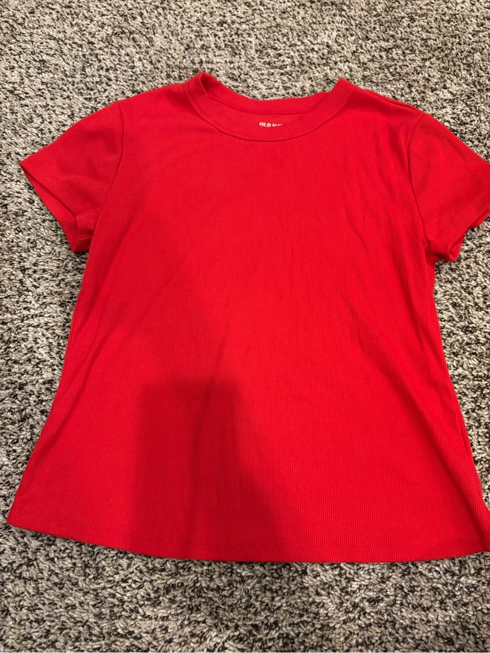 Red Slim Fit Short-Sleeve Tee